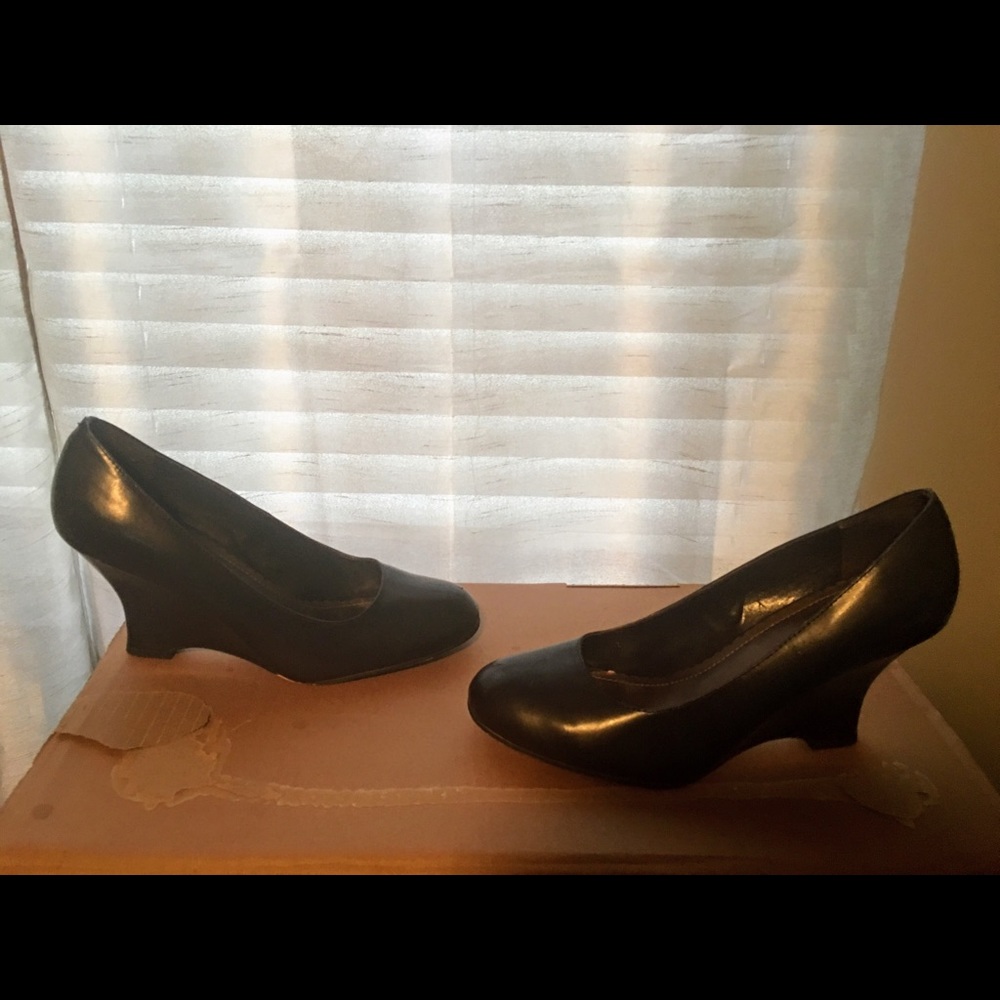 Brown Wedge Heel